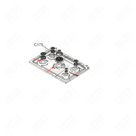 BRULEUR SEMIRAPID FOUR, CUISINIÈRE - 482000017233