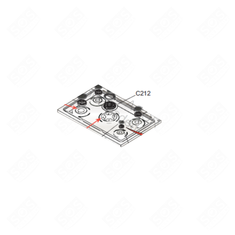 CORPS BRULEUR ULTRARAPIDE ROBOT MÉNAGER - 482000017240
