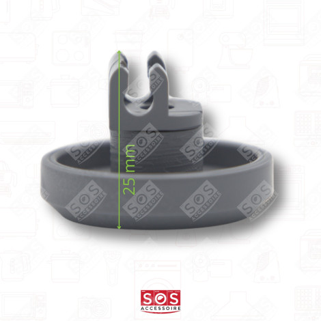 ROULETTE DE PANIER INFÉRIEUR COMPATIBLE LAVE-VAISSELLE - 2372351, 2372352