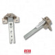 LOT DE 2 CHARNIÈRES FRIGO, RÉFRIGÉRATEUR, CONGÉLATEUR - 93X1336, 00268698