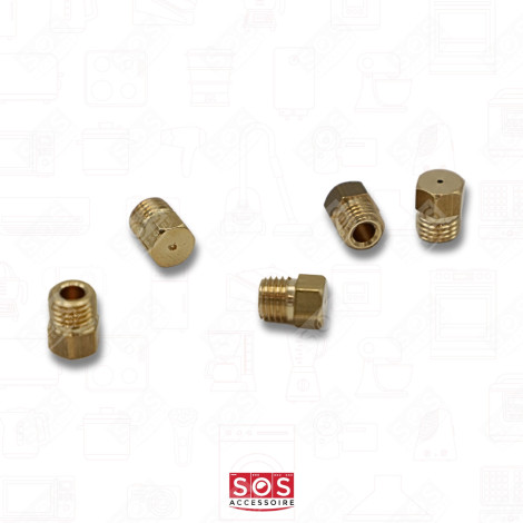 JEU D'INJECTEURS, GICLEURS GAZ BUTANE PROPANE UNIVERSEL DIAM. 6MM FOUR, CUISINIÈRE - 00537505