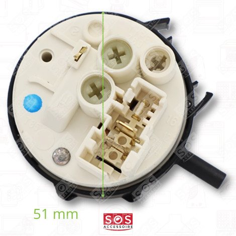 PRESSOSTAT MACHINE À LAVER, LAVE-LINGE - 481227128554, 00627655