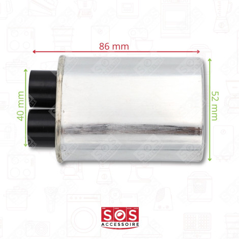 CONDENSATEUR 1MF 2100V FOUR MICRO-ONDES - EAE61082101, 481212158159