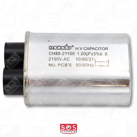 CONDENSATEUR 1MF 2100V FOUR MICRO-ONDES - EAE61082101, 481212158159