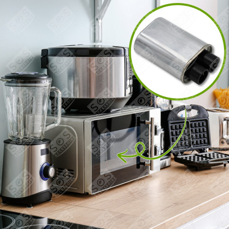 CONDENSATEUR 1MF 2100V FOUR MICRO-ONDES - EAE61082101, 481212158159