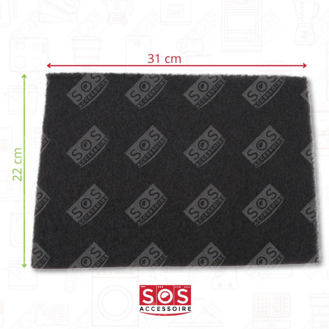 LOT DE 3 FILTRES CHARBON (KIT AK204AE1)   305X210 MM HOTTE - 79X8361,AS0062457