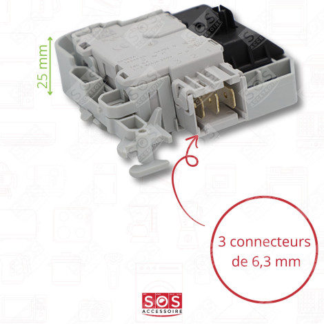 VERROU DE PORTE MACHINE À LAVER, LAVE-LINGE - 00638259, 00623782