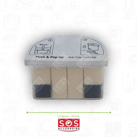 LOT DE DEUX CARTOUCHES ANTI-CALCAIRE CENTRALE VAPEUR, FER À REPASSER - 9178005731, 9178020181