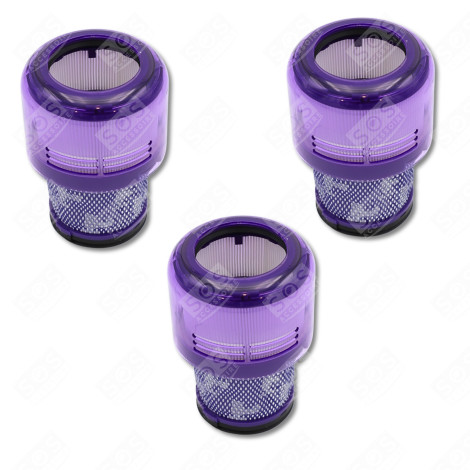 LOT DE 3 FILTRES HEPA COMPATIBLE V11 V12 V15 ASPIRATEUR - 970013-02
