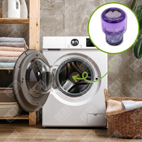 LOT DE 3 FILTRES HEPA COMPATIBLE V11 V12 V15 ASPIRATEUR - 970013-02