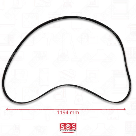 COURROIE 1194 J6 J5 MACHINE À LAVER, LAVE-LINGE - C00144846, AS0067609