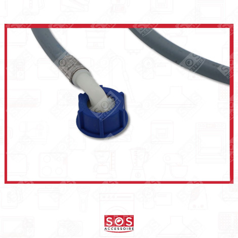 TUYAU D'ARRIVÉE D'EAU UNIVERSEL LIVRÉ SANS JOINTS AVEC RACCORDS DROIT X COUDÉ (L1500MM 3/4 F X 3/4 C) MACHINE À LAVER, LAVE-LINGE - 92250869, 481953028936