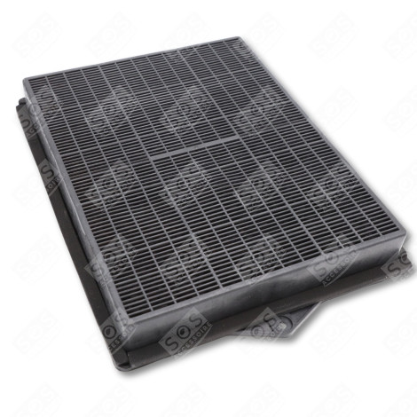FILTRE CHARBON RECTANGULAIRE TYPE 160 (DKF41) (À L'UNITÉ)  290X229X40 MM HOTTE - 481281718527, F00187/1