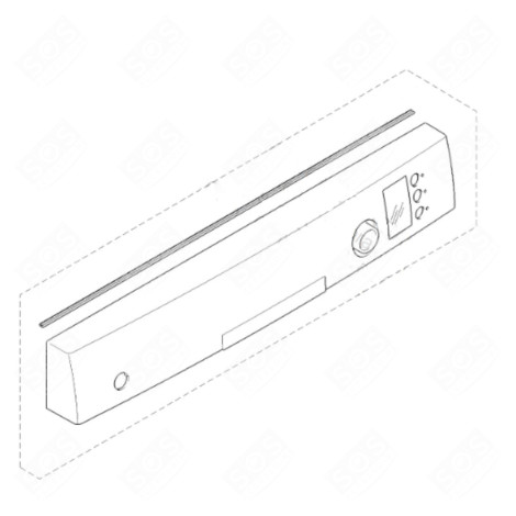 BOITIER BANDEAU LAVE-VAISSELLE - 00670747