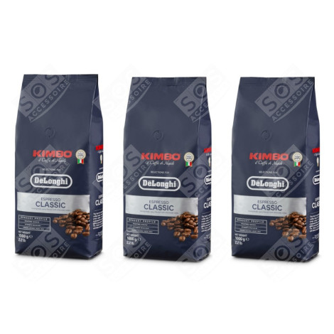 LOT DE 3 PAQUETS DE CAFÉ EN GRAINS KIMBO CLASSIC1KG CAFETIÈRE, MACHINE À CAFÉ - 5513282371, 5513215201