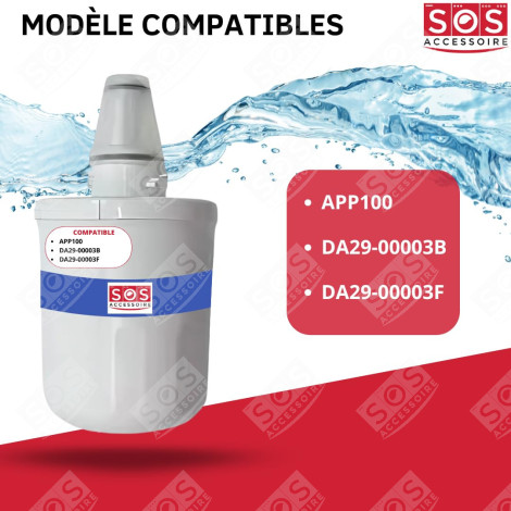 LOT DE 2 FILTRES À EAU AQUAPURE / APP100 FRIGO, RÉFRIGÉRATEUR, CONGÉLATEUR - 484000000513