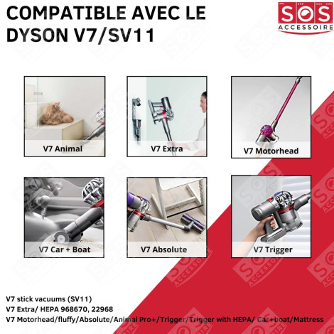 BATTERIE V7 SV11 4000MAH ASPIRATEUR - 968670-02