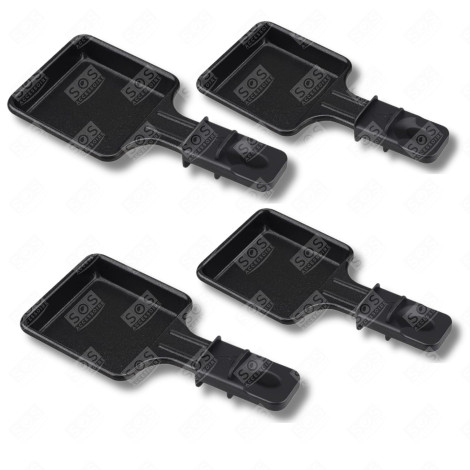 LOT DE 4 COUPELLES À RACLETTE RACLETTE, GRIL, WOK - AS306001