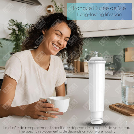 LOT DE 4 FILTRES À EAU CLARIS TZ60003 CAFETIÈRE, MACHINE À CAFÉ - 00461732, 9000849514