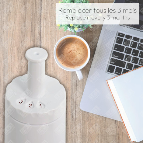 LOT DE 2 FILTRES À EAU SUISSE SAGE, CLAROSWISS BES008 CAFETIÈRE, MACHINE À CAFÉ - BES008, AS211011