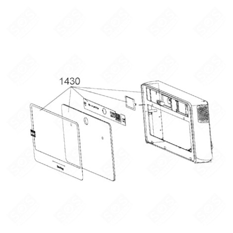 PORTE EXTER. FRAME IX FOUR MICRO-ONDES - 482000018884