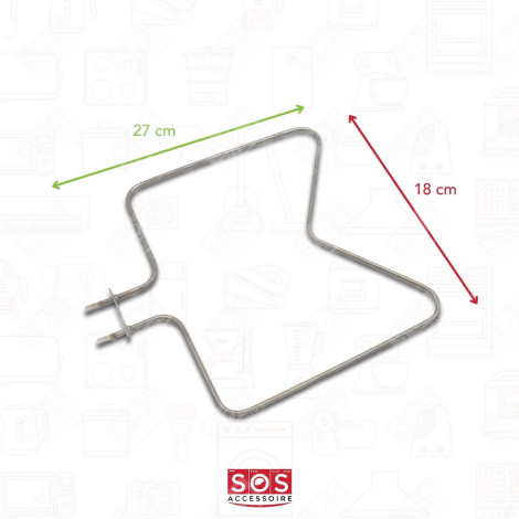 RÉSISTANCE DE SOLE 1150 W FOUR, CUISINIÈRE - 480121100591, 481225998517