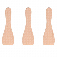Lot de 3 pelles en bois pour Poêlon, spatules raclette 