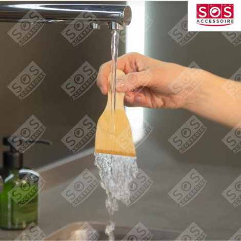 LOT DE 10 PELLES EN BOIS POUR POÊLON, SPATULES RACLETTE  RACLETTE, GRIL, WOK - AS306003