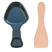 Coupelle à raclette et Pelle en bois pour Poêlon, spatule raclette  Coupelle à raclette et Pelle en bois pour Poêlon, spatule raclette