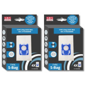 Lot de 2 boîtes de 4 sacs TYPE S-BAG 