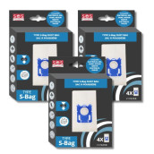 Lot de 3 boîtes de 4 sacs TYPE S-BAG 