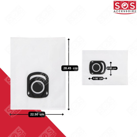 BOÎTE DE 4 SACS + 1 FILTRE HYGIENE+ ASPIRATEUR - ZR200520