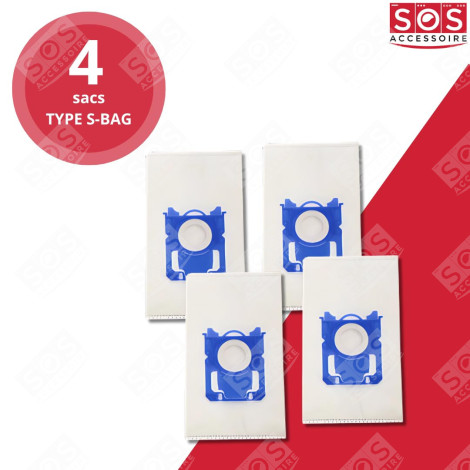 LOT DE 8 BOÎTES DE 4 SACS TYPE S-BAG  ASPIRATEUR - 9001684589