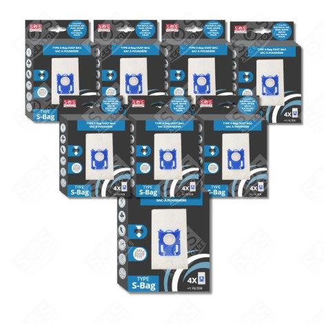 LOT DE 8 BOÎTES DE 4 SACS TYPE S-BAG  ASPIRATEUR - 9001684589