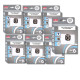 LOT DE 7 BOÎTES DE 4 SACS + 1 FILTRE HYGIENE+ ASPIRATEUR - ZR200520