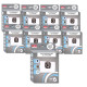 LOT DE 10 BOÎTES DE 4 SACS + 1 FILTRE HYGIENE+ ASPIRATEUR - ZR200520