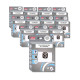 LOT DE 12 BOÎTES DE 4 SACS + 1 FILTRE HYGIENE+ ASPIRATEUR - ZR200520