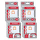 LOT DE 4 BOÎTES DE 4 SACS MICROFIBRE H81 ASPIRATEUR - 35601865