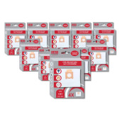 Lot de 10 boîtes de 4 sacs microfibre H81