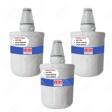 LOT DE 3 FILTRES À EAU AQUAPURE / APP100 FRIGO, RÉFRIGÉRATEUR, CONGÉLATEUR - 484000000513, DA29-00003G