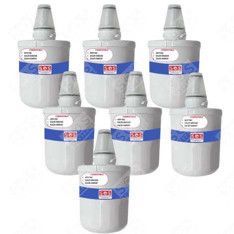 LOT DE 7 FILTRES À EAU AQUAPURE / APP100 FRIGO, RÉFRIGÉRATEUR, CONGÉLATEUR - 484000000513, DA29-00003G