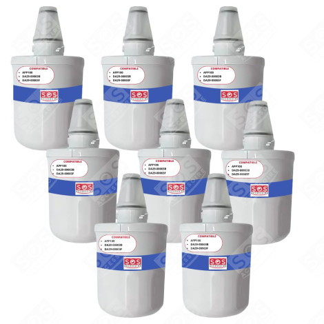 LOT DE 8 FILTRES À EAU AQUAPURE / APP100 FRIGO, RÉFRIGÉRATEUR, CONGÉLATEUR - 484000000513, DA29-00003G