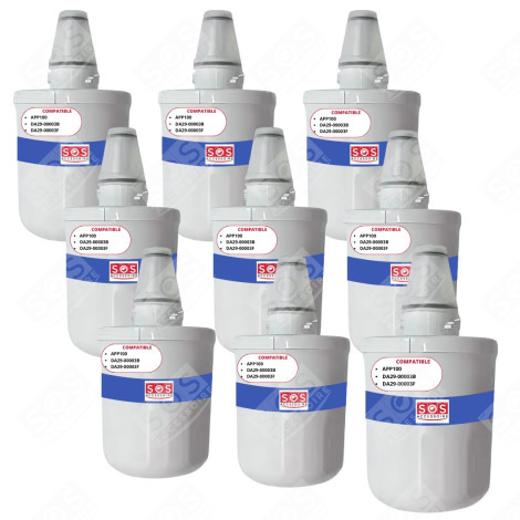 LOT DE 9 FILTRES À EAU AQUAPURE / APP100 FRIGO, RÉFRIGÉRATEUR, CONGÉLATEUR - 484000000513, DA29-00003G