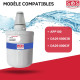 LOT DE 10 FILTRES À EAU AQUAPURE / APP100 FRIGO, RÉFRIGÉRATEUR, CONGÉLATEUR - 484000000513, DA29-00003G
