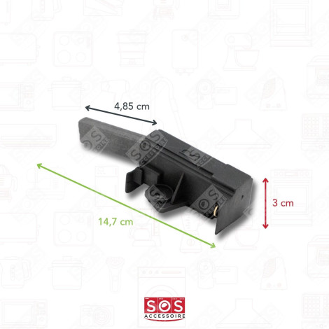 LOT DE 2 CHARBONS MOTEUR MACHINE À LAVER, LAVE-LINGE - 50265480009