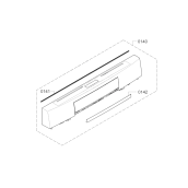 Boitier bandeau de commande (0140)