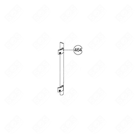 POIGNEE PORTE FRIGO, RÉFRIGÉRATEUR, CONGÉLATEUR - 482000010034