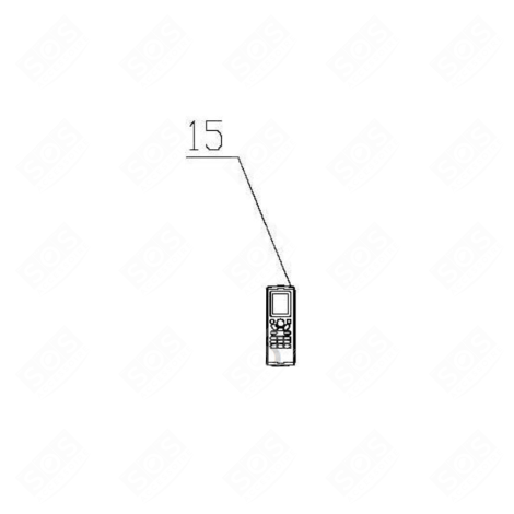 TELECOMMANDE CLIMATISEUR - 482000005394