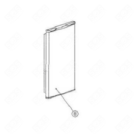 PORTE REFRIGERATEUR FRIGO, RÉFRIGÉRATEUR, CONGÉLATEUR - 482000012751