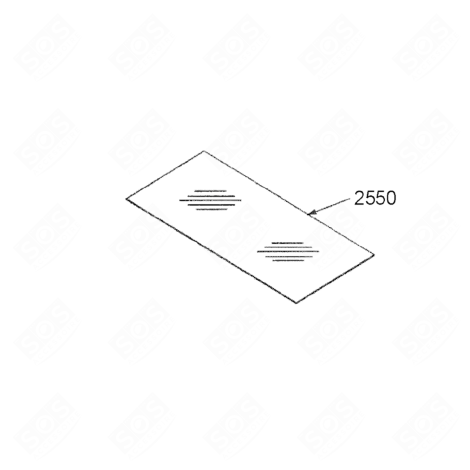 CLAYETTE VERRE FRIGO, RÉFRIGÉRATEUR, CONGÉLATEUR - 481245088423